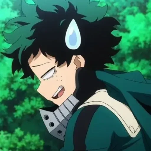 😓 Стикер «My Hero Academia» для Telegram