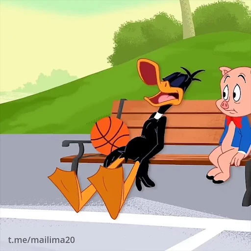 😴 Стикер «Daffy Duck» для Telegram
