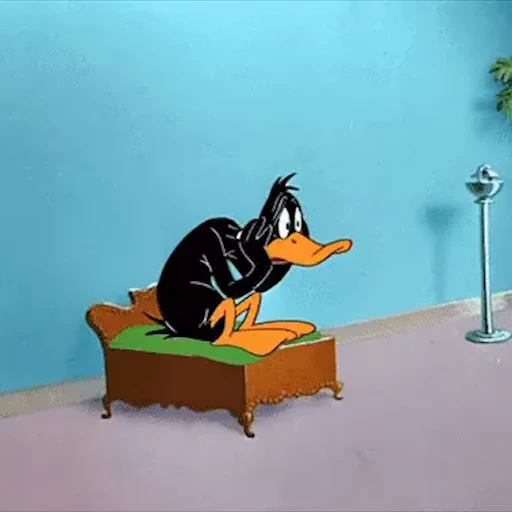 😕 Стикер «Daffy Duck» для Telegram