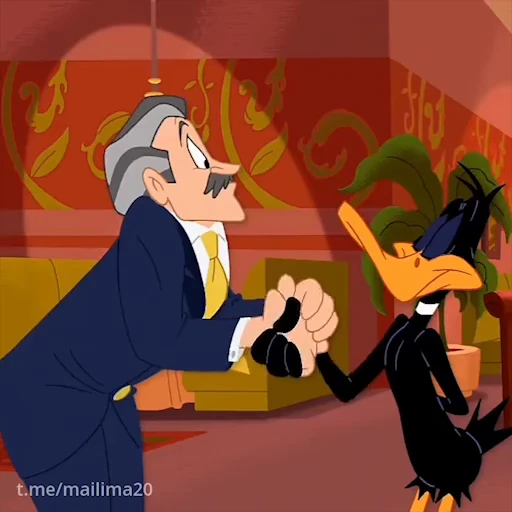 🤝 Стикер «Daffy Duck» для Telegram