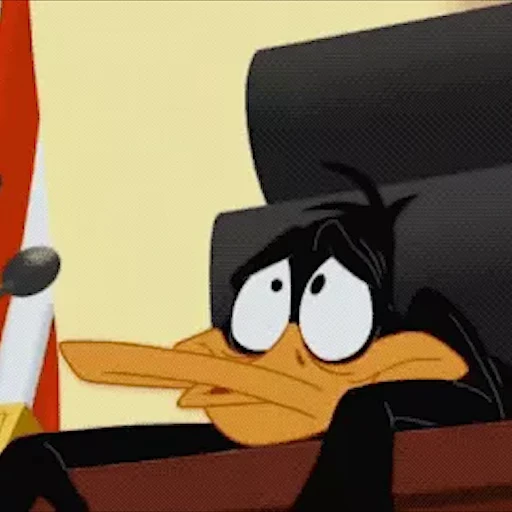 🤦‍♂️ Стикер «Daffy Duck» для Telegram