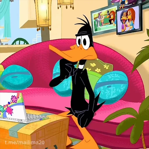 🤫 Стикер «Daffy Duck» для Telegram