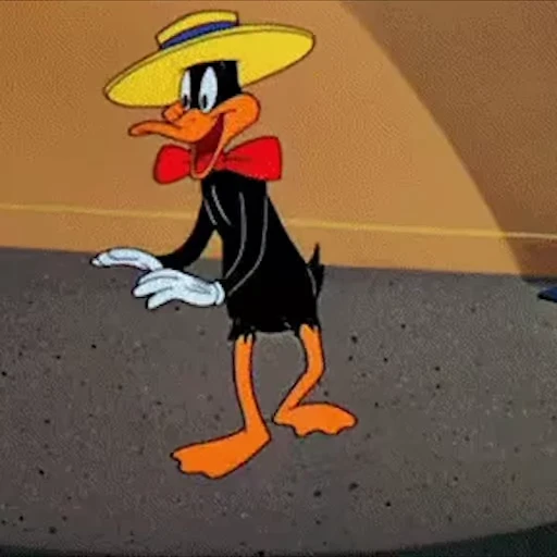 🕺 Стикер «Daffy Duck» для Telegram