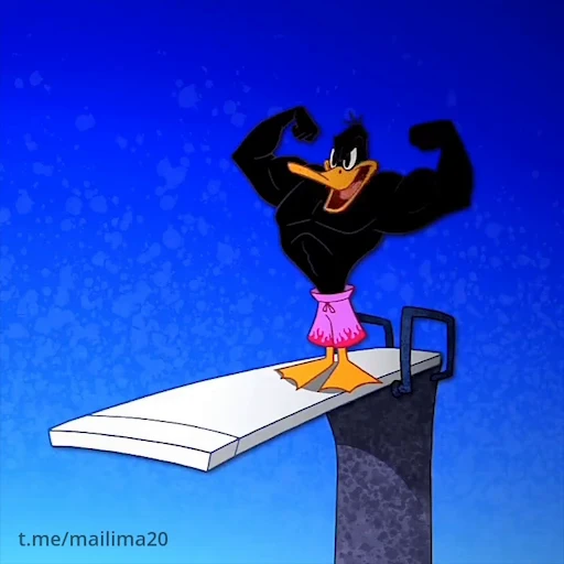 💪 Стикер «Daffy Duck» для Telegram