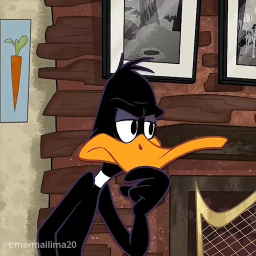 🧐 Стикер «Daffy Duck» для Telegram