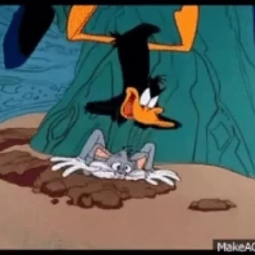 😵 Стикер «Daffy Duck» для Telegram