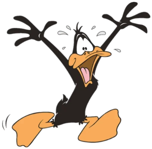 😱 Стикер «Duffy Duck» для Telegram
