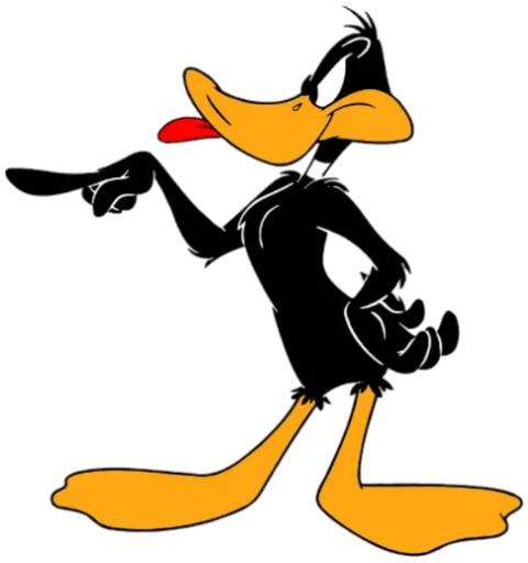 😝 Стикер «Duffy Duck» для Telegram