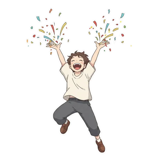 🥳 Стикер «Дух Кинолето в стиле Ghibli» для Telegram