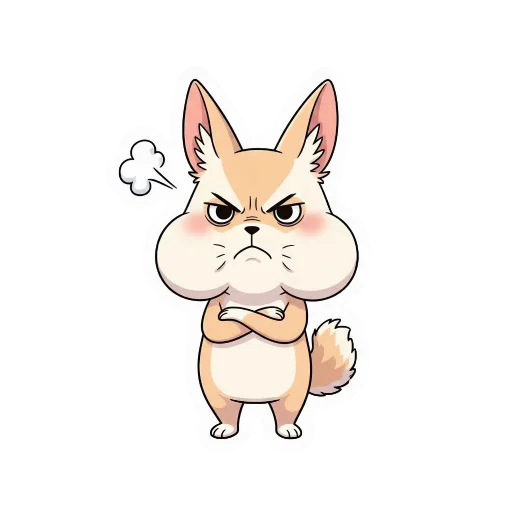 😠 Стикер «Дух Кинолето в стиле Ghibli» для Telegram