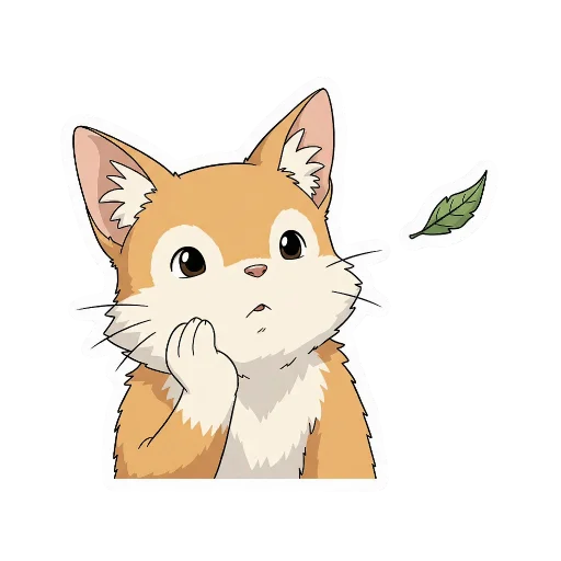 😏 Стикер «Дух Кинолето в стиле Ghibli» для Telegram