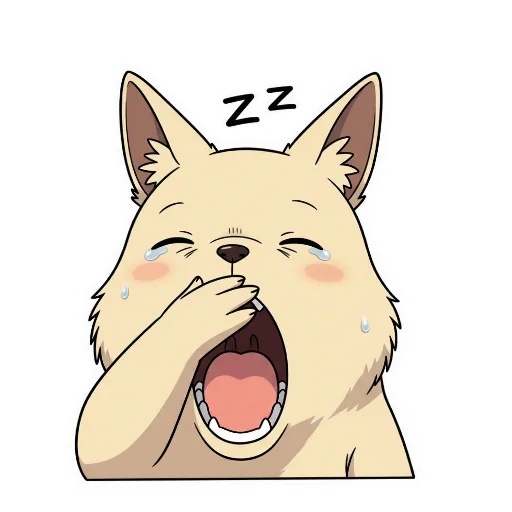 🥱 Стикер «Дух Кинолето в стиле Ghibli» для Telegram