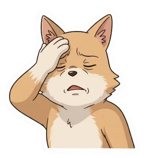😩 Стикер «Дух Кинолето в стиле Ghibli» для Telegram