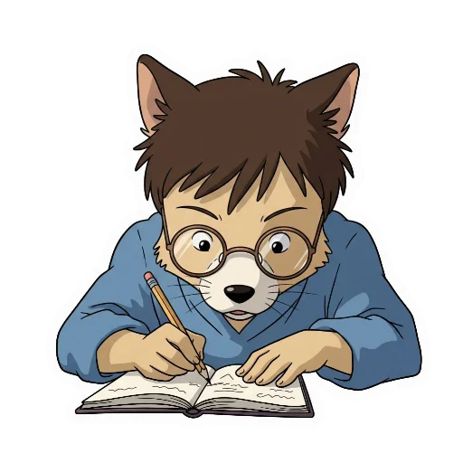 ✍ Стикер «Дух Кинолето в стиле Ghibli» для Telegram