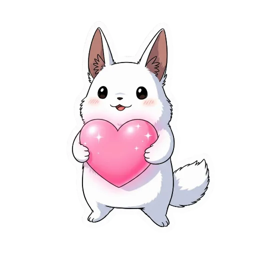 ❤ Стикер «Дух Кинолето в стиле Ghibli» для Telegram