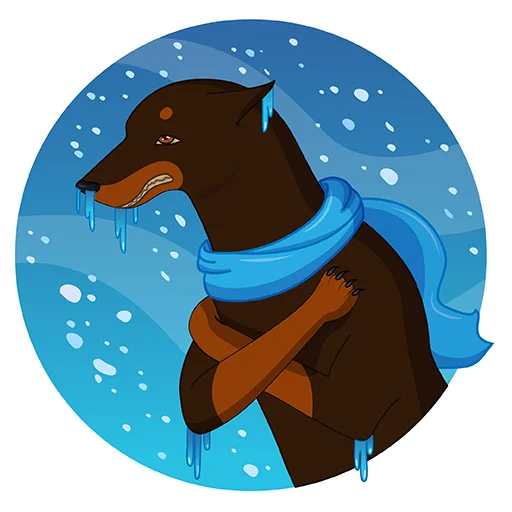 🥶 Стикер «Duke» для Telegram