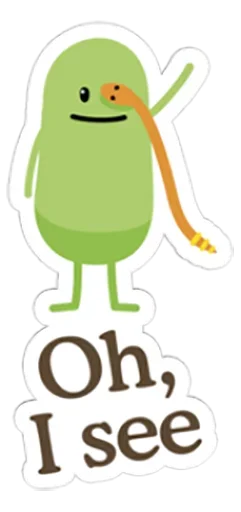😆 Стикер «Dumb Ways» для Telegram