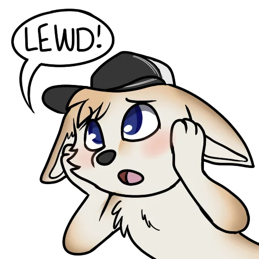 🙈 Стикер «machFennec has large ears!» для Telegram