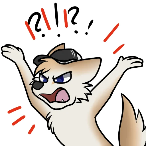 🤬 Стикер «machFennec has large ears!» для Telegram