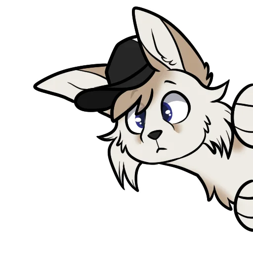 ⬅️ Стикер «machFennec has large ears!» для Telegram