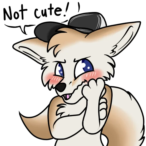 👹 Стикер «machFennec has large ears!» для Telegram