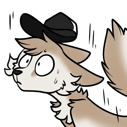 ⏪ Стикер «machFennec has large ears!» для Telegram