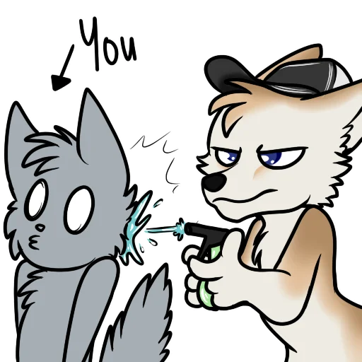 💧 Стикер «machFennec has large ears!» для Telegram