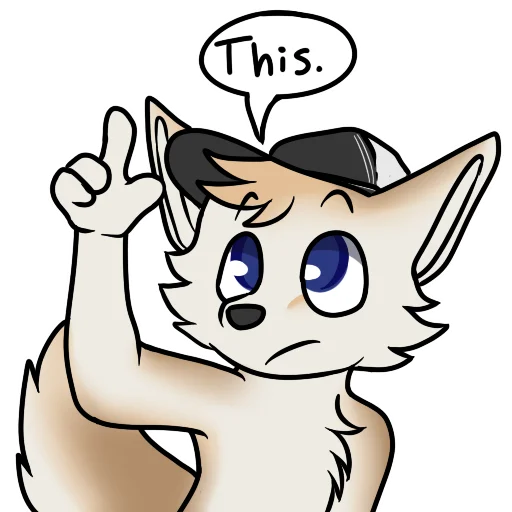 👍 Стикер «machFennec has large ears!» для Telegram