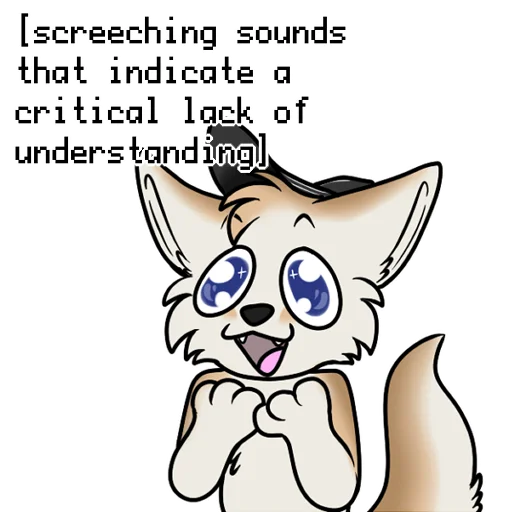 🤪 Стикер «machFennec has large ears!» для Telegram