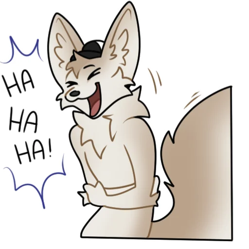 👂 Стикер «machFennec has large ears!» для Telegram