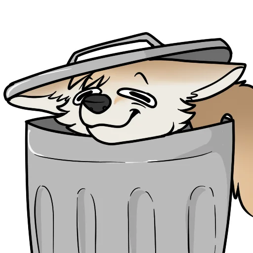 ♻️ Стикер «machFennec has large ears!» для Telegram