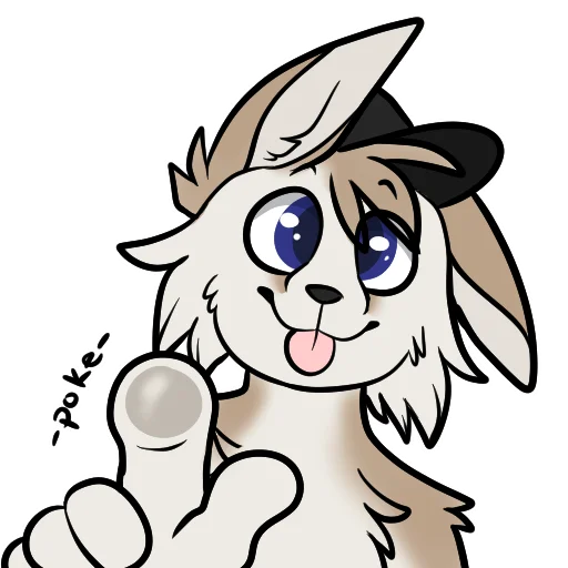 🦊 Стикер «machFennec has large ears!» для Telegram