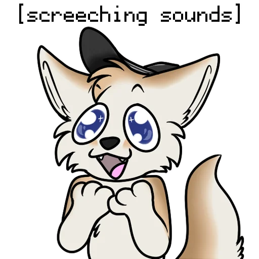 🤯 Стикер «machFennec has large ears!» для Telegram