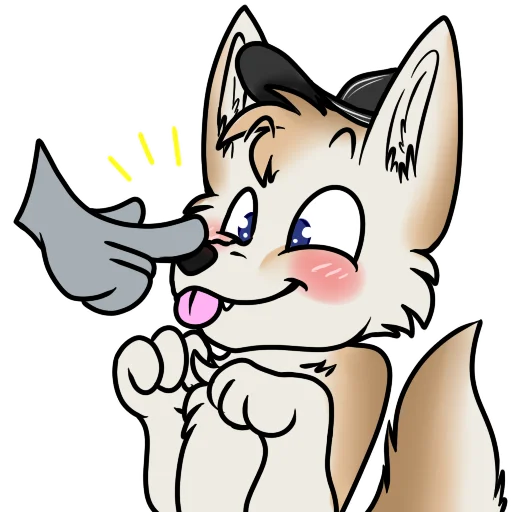 🔂 Стикер «machFennec has large ears!» для Telegram