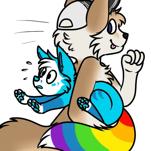 👮‍♂️ Стикер «machFennec has large ears!» для Telegram