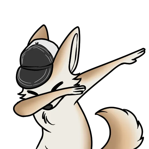 💪 Стикер «machFennec has large ears!» для Telegram
