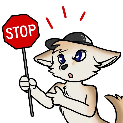 🛑 Стикер «machFennec has large ears!» для Telegram