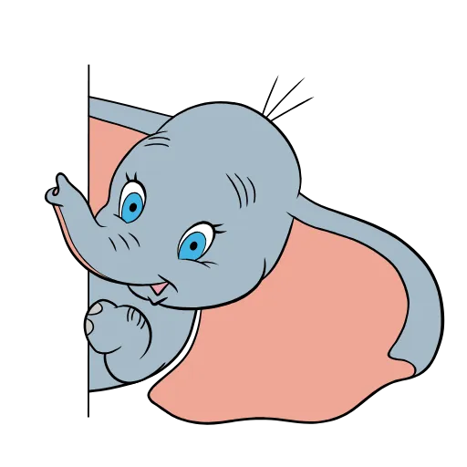 🙈 Стикер «Dumbo the Elephant • Дамбо» для Telegram