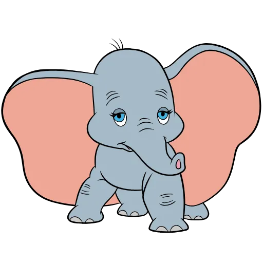 😊 Стикер «Dumbo the Elephant • Дамбо» для Telegram