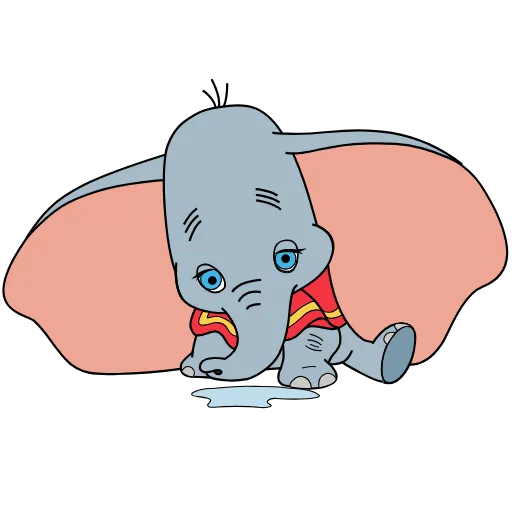 😢 Стикер «Dumbo the Elephant • Дамбо» для Telegram