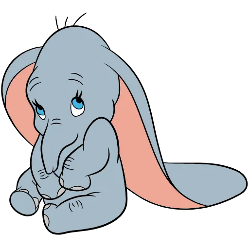 🤷‍♀️ Стикер «Dumbo» для Telegram