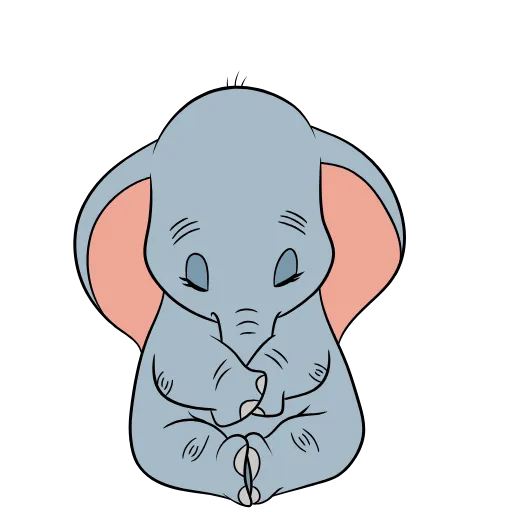 🧘‍♂️ Стикер «Dumbo» для Telegram