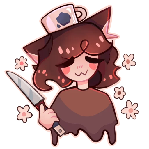 🔪 Стикер «Дуня» для Telegram