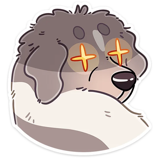 🐶 Стикер «Дуняша» для Telegram