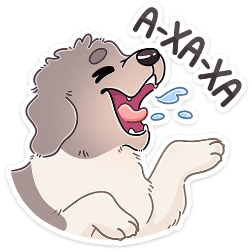 🐶 Стикер «Дуняша» для Telegram