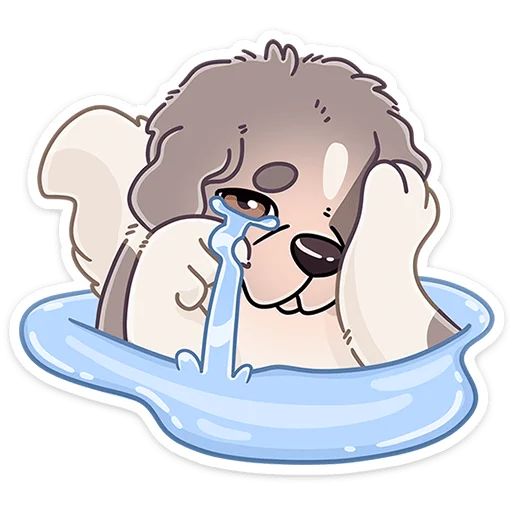 🐶 Стикер «Дуняша» для Telegram