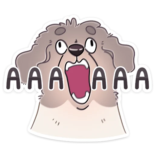 🐶 Стикер «Дуняша» для Telegram