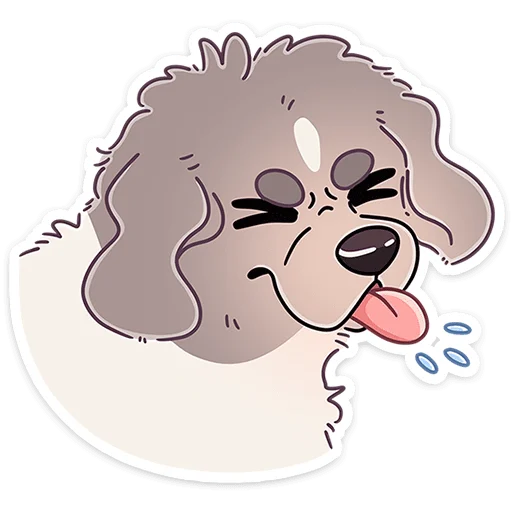 🐶 Стикер «Дуняша» для Telegram