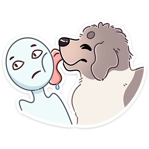 🐶 Стикер «Дуняша» для Telegram