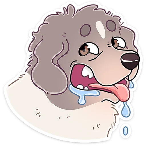 🐶 Стикер «Дуняша» для Telegram